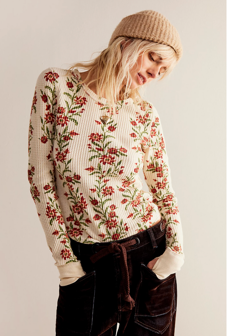 Folk Vine Thermal Top
