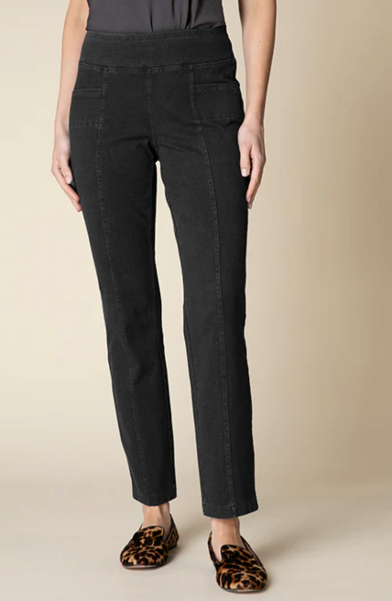 Black Seam Taper Jean