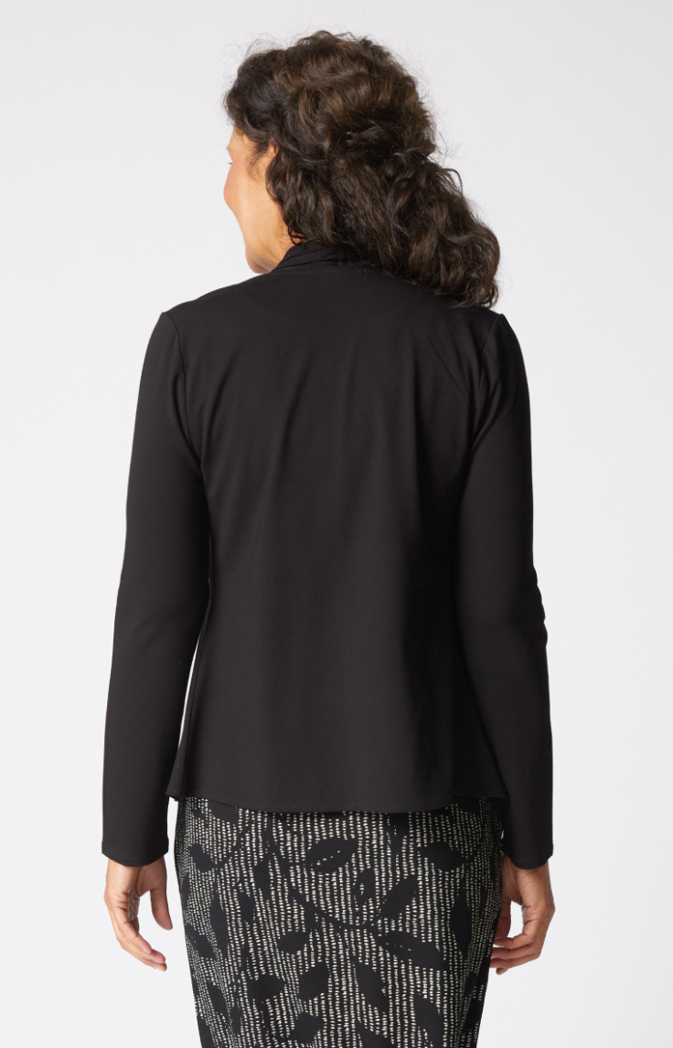 Black Waterfall Travel Jacket