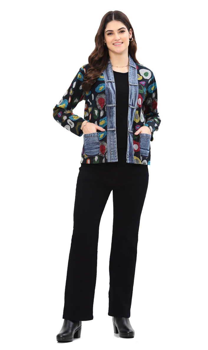 Onyx Open Front Jacket