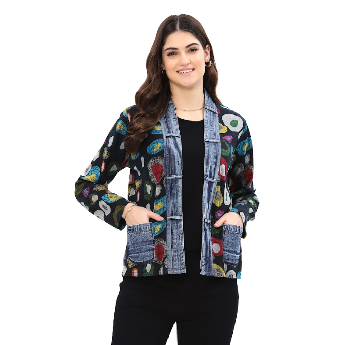 Onyx Open Front Jacket