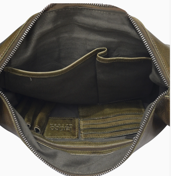Denim Callie Handcrafted Leather Sling