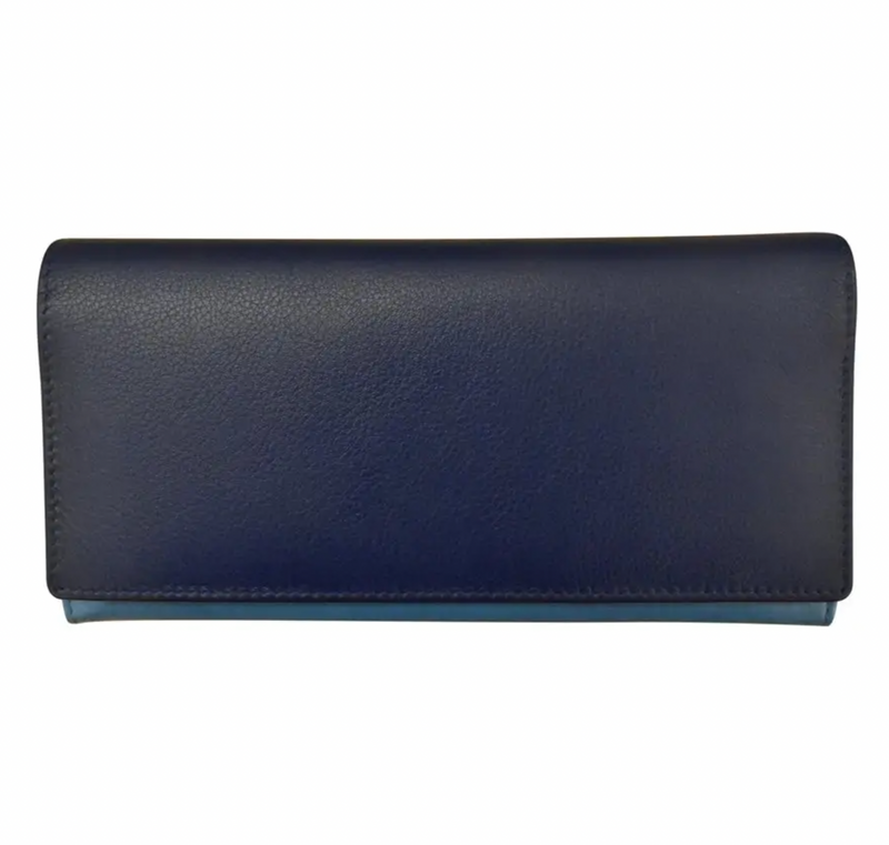 Denim Leather Wallet