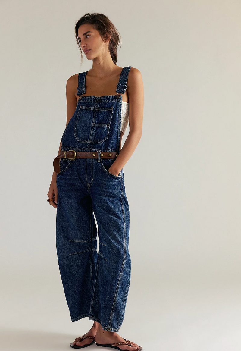 Deep Blue Denim Overall