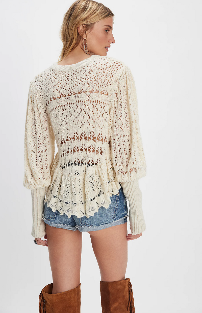 Ivory Knit Lucinda Sweater