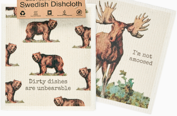 Amoosed Swedish Dishcloth Set