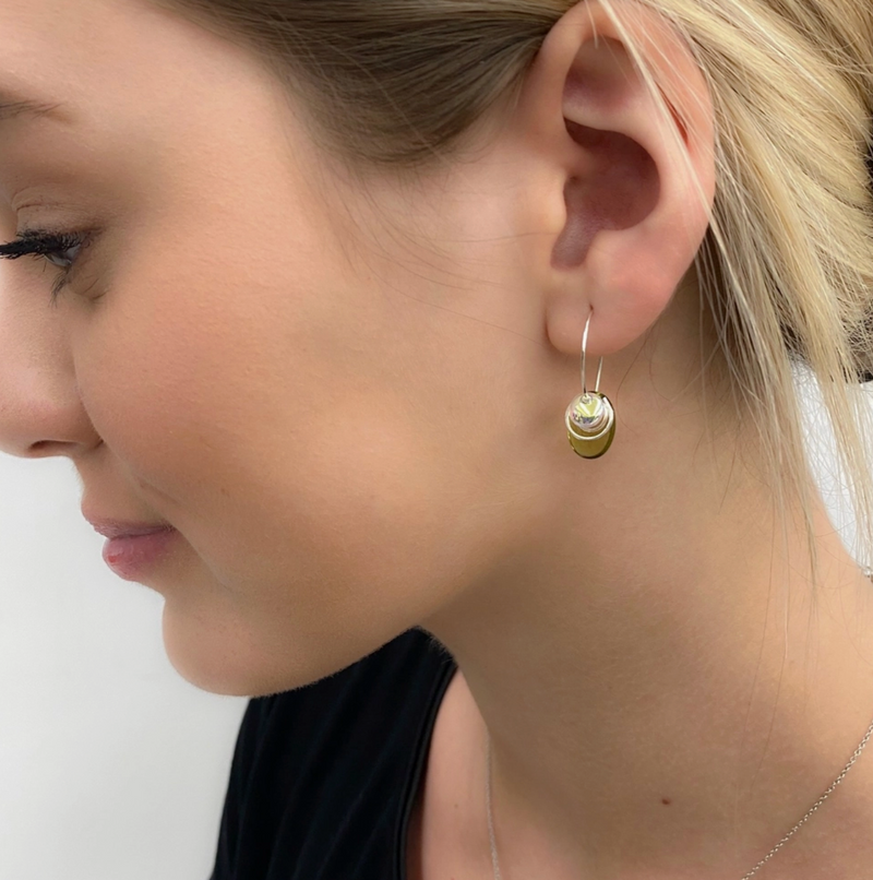 Sprial Interchangeable Bead Earring