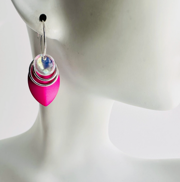Leaf Layered Interchangeable Bead Earring