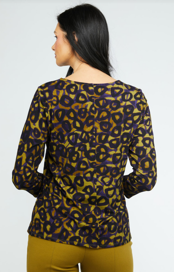 Arthouse Circle Violet Top