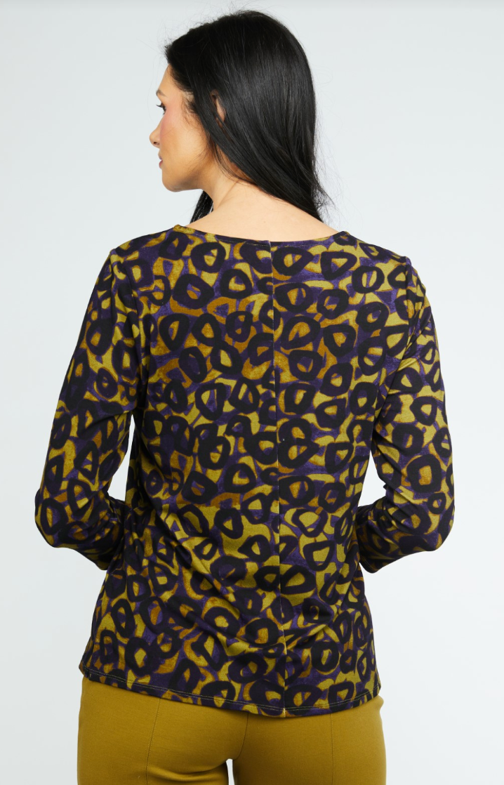 Arthouse Circle Violet Top