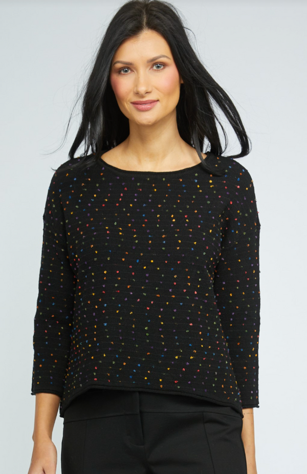 Mini Dots Black Top