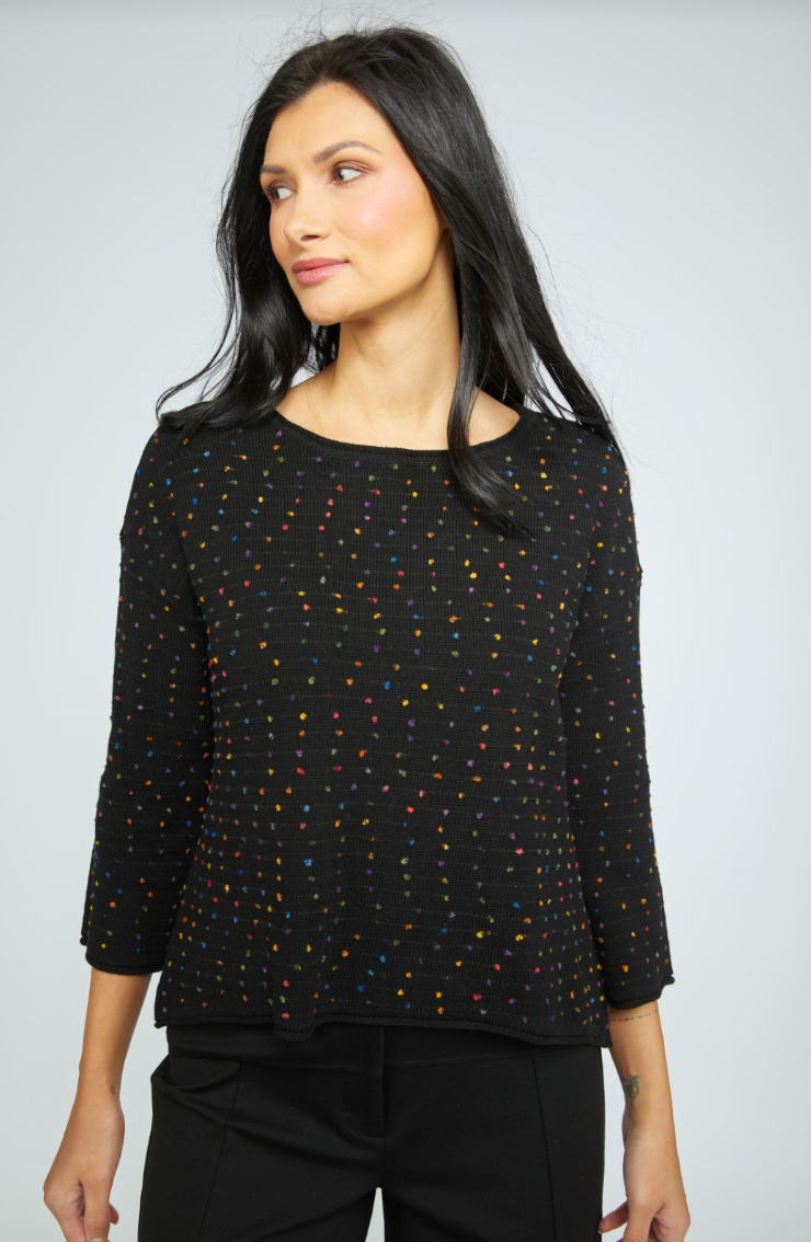 Mini Dots Black Top