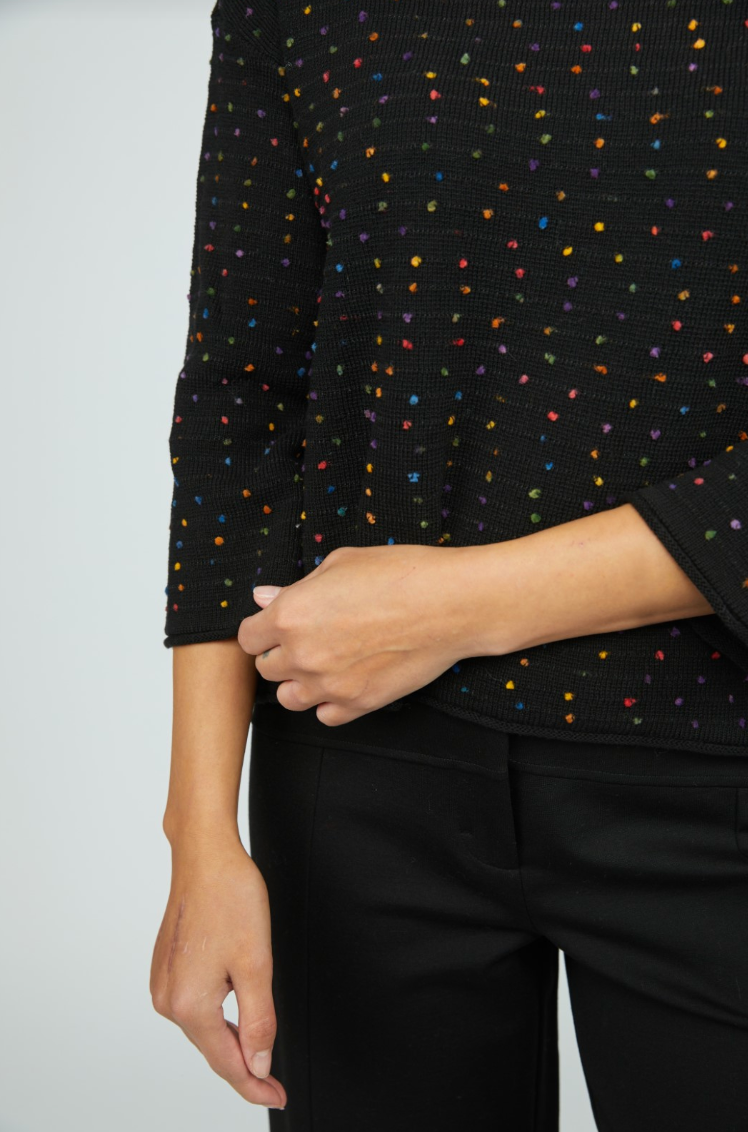 Mini Dots Black Top