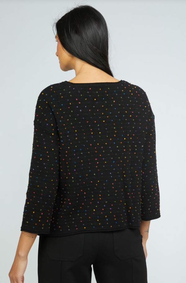 Mini Dots Black Top
