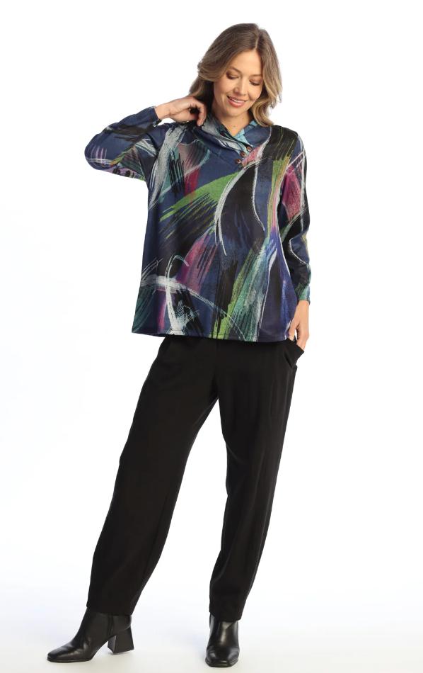 Como Mock Neck Top
