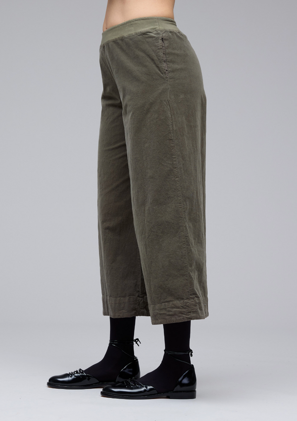 Kelp Mini Cord Crop Pant