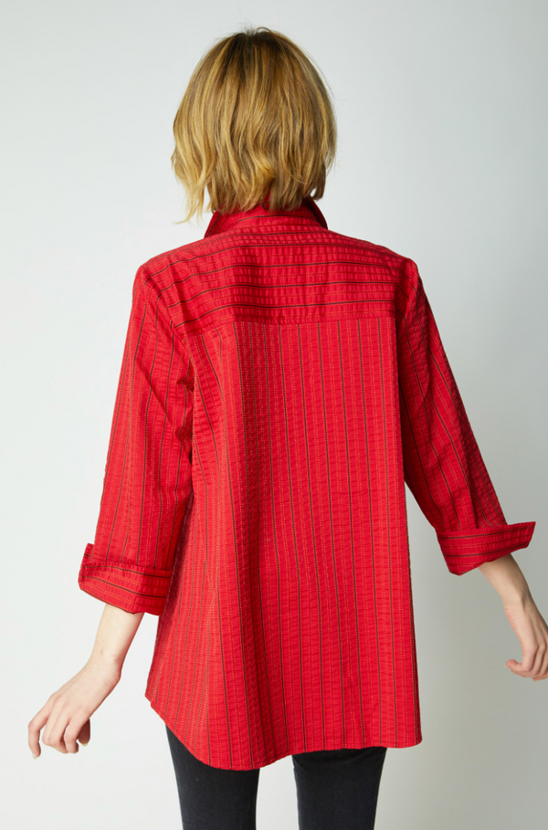 Ruby Stripe Tunic Top