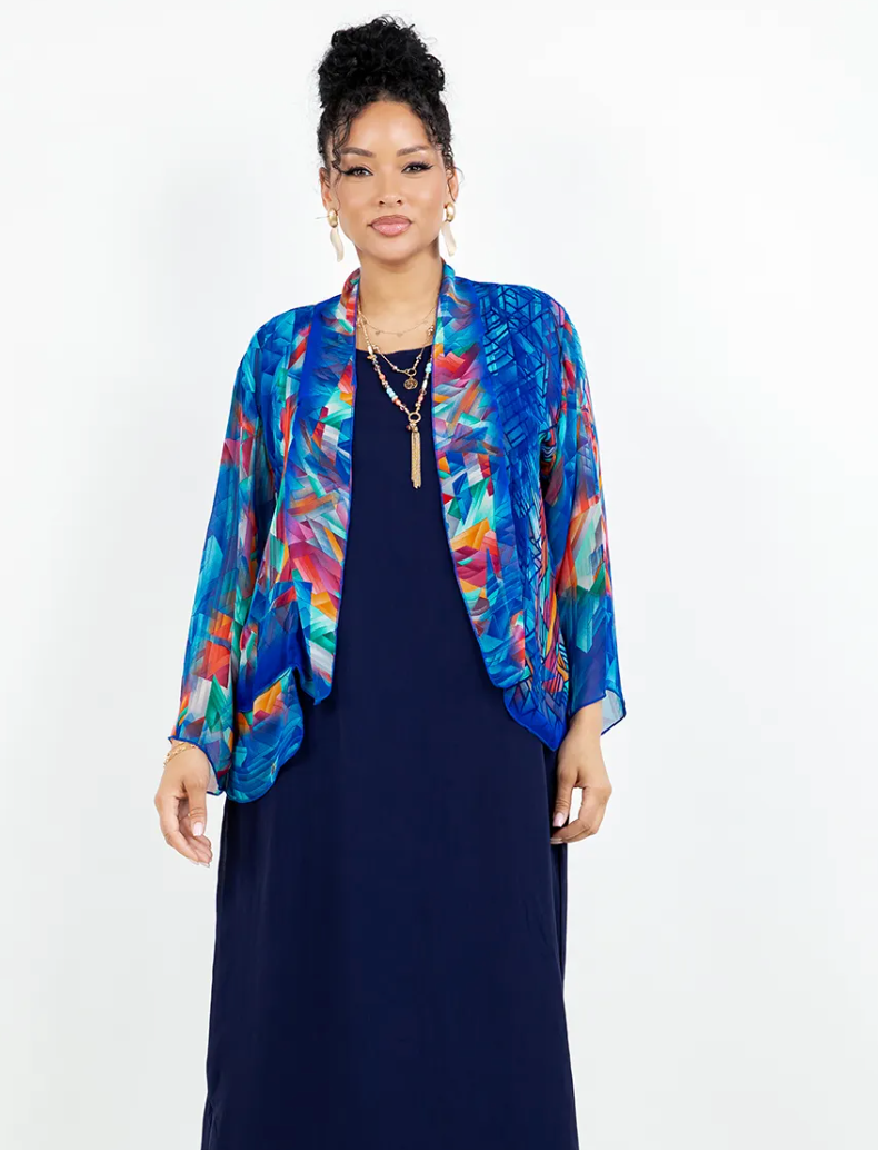 Royal Patchwork Kimono Jacket