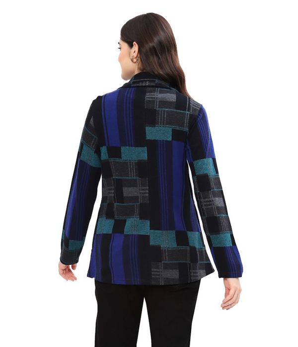 Blue Block Button Shirt