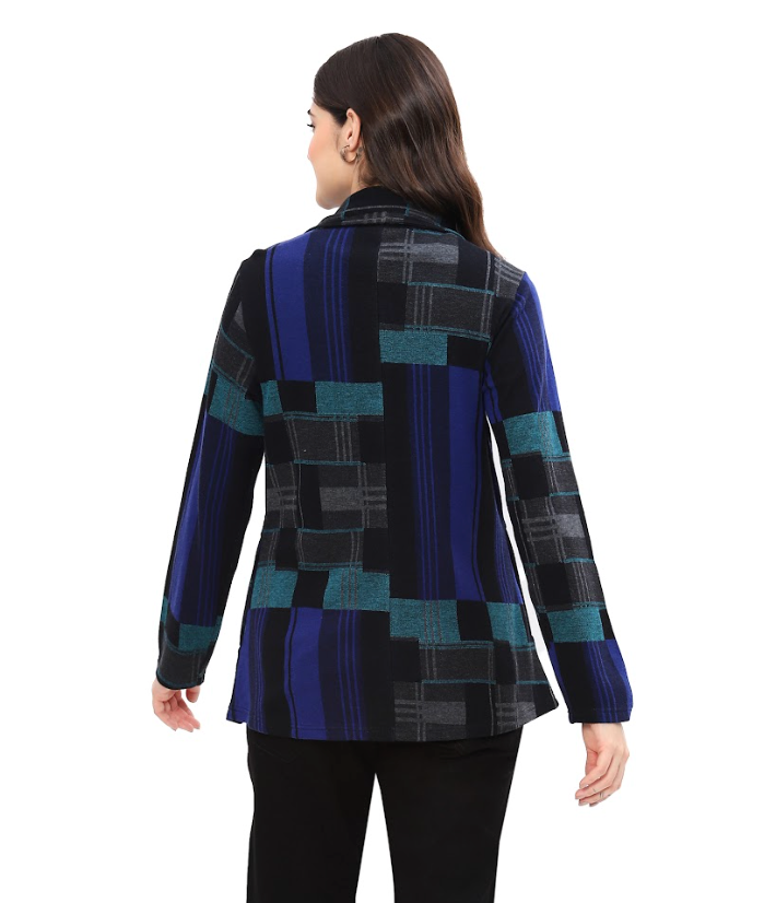 Blue Block Button Shirt
