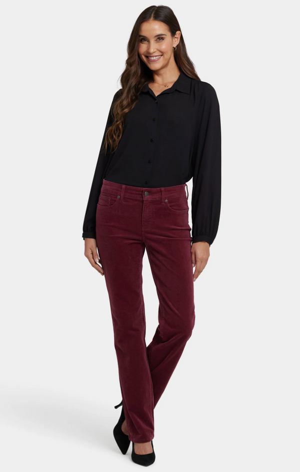 Sienna Red Marilyn Straight Pants