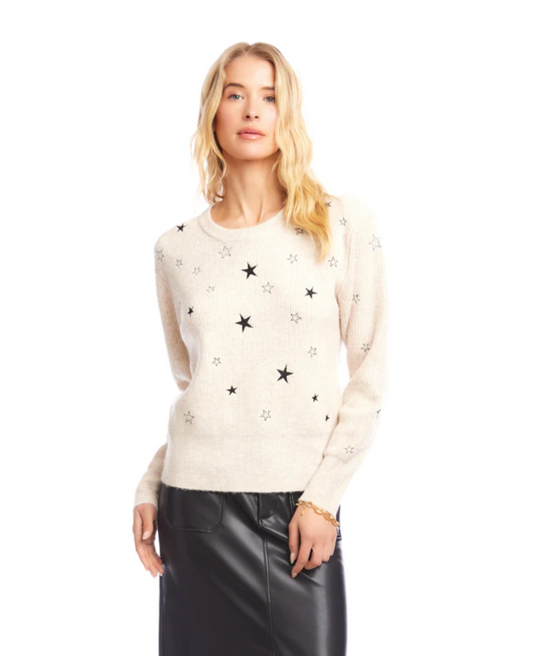 Embroidered Star Sweater