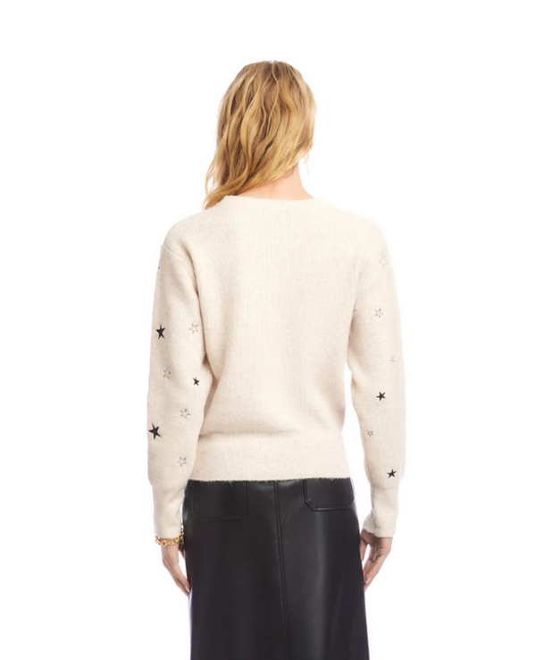 Embroidered Star Sweater