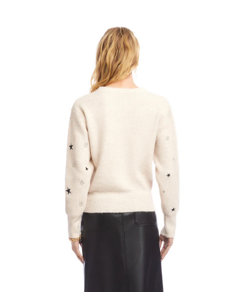 Embroidered Star Sweater