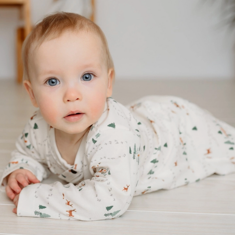 Into the Woods Organic Cotton Footie