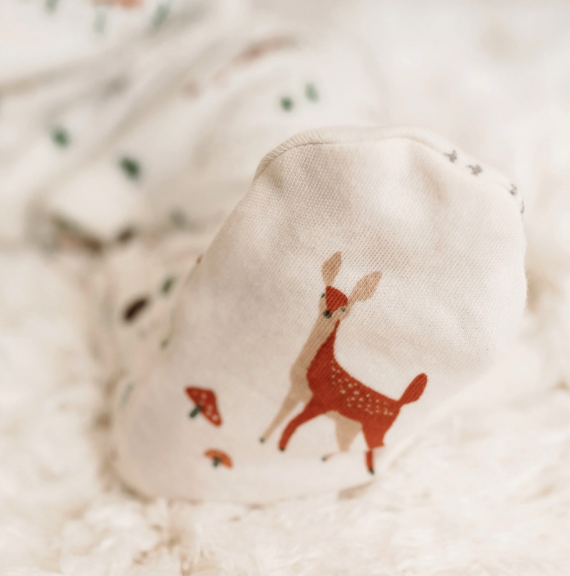 Into the Woods Organic Cotton Footie