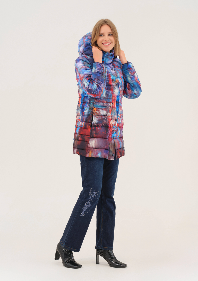 Artful Long Puffer Jacket