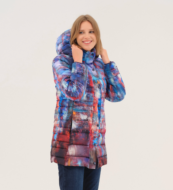Artful Long Puffer Jacket