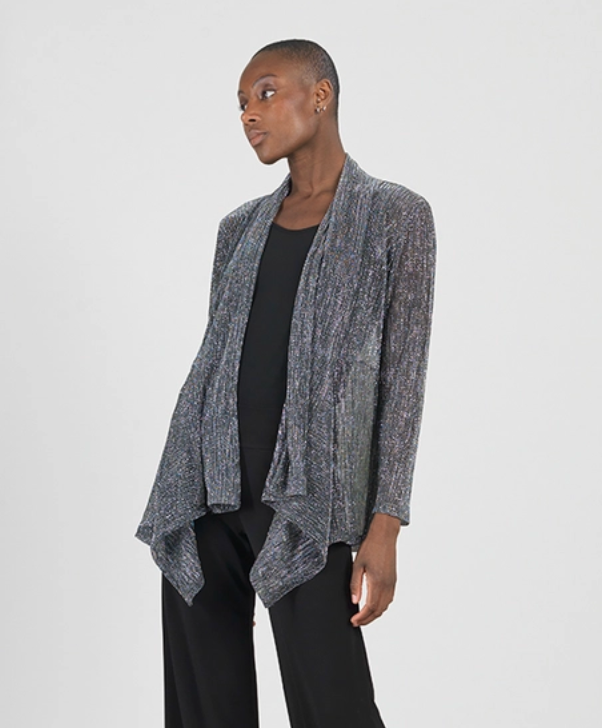 Shimmer Effortless Drape Jacket