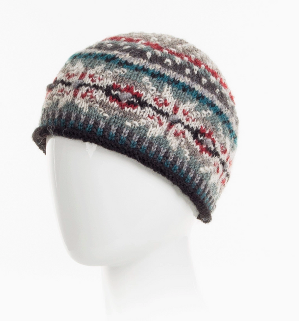 Black Nordic Wool Hat
