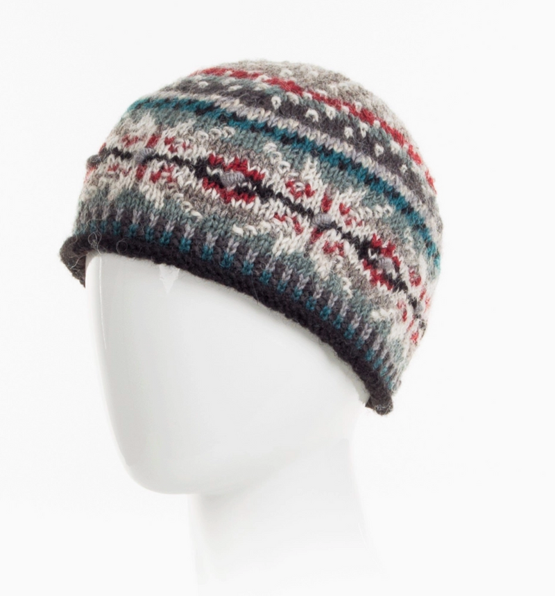 Black Nordic Wool Hat