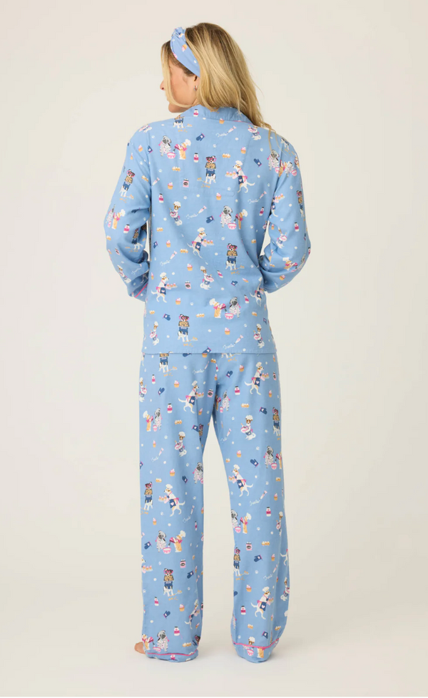 Baked Woof Love Flannel PJ Set