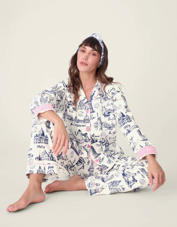 Bon Voyage Flannel PJ Set