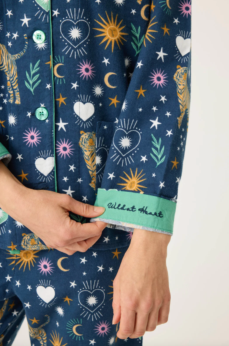 Wild At Heart Flannel PJ Set