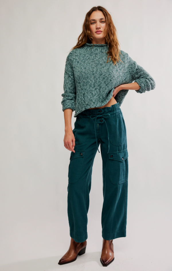 Sea Moss Pull On Cargo Pant