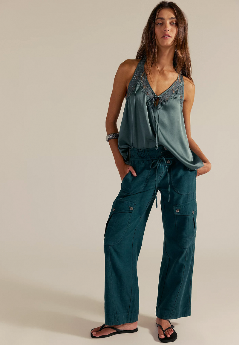 Sea Moss Pull On Cargo Pant