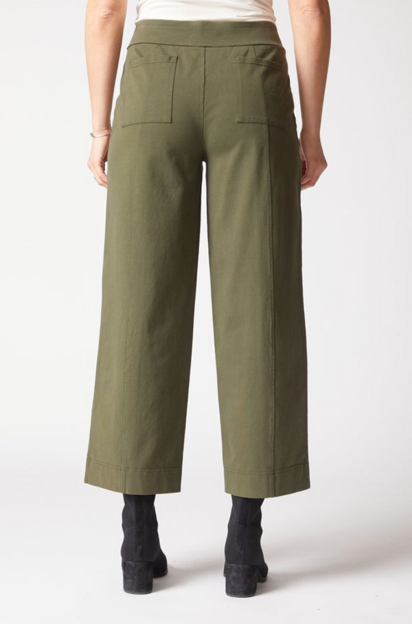 Forest Stonewash Taper Pant