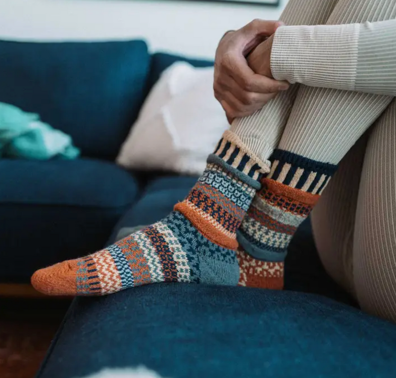 Nutmeg Mismatch Sock
