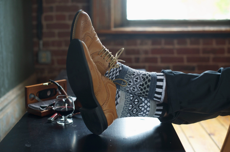 Midnight Mismatch Sock