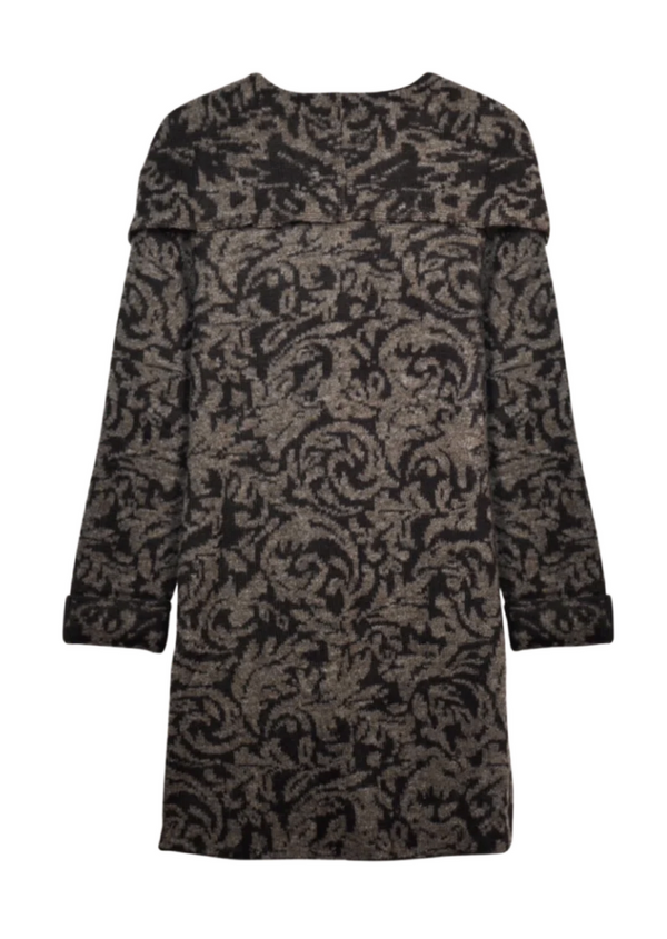 Florentine Scroll Alpaca Coat