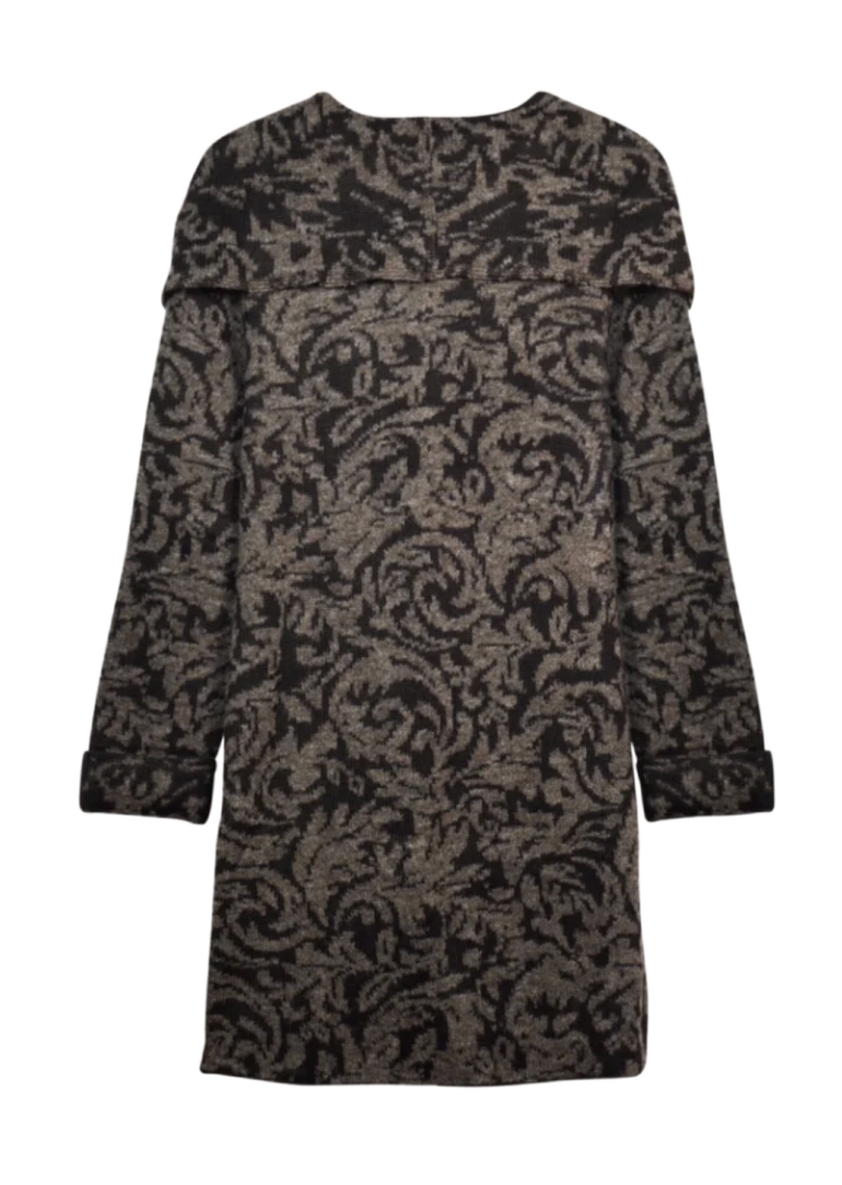 Florentine Scroll Alpaca Coat
