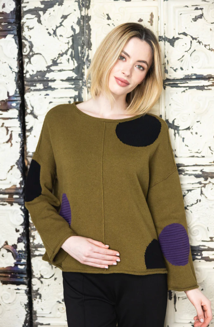 Moss Circle Sweater
