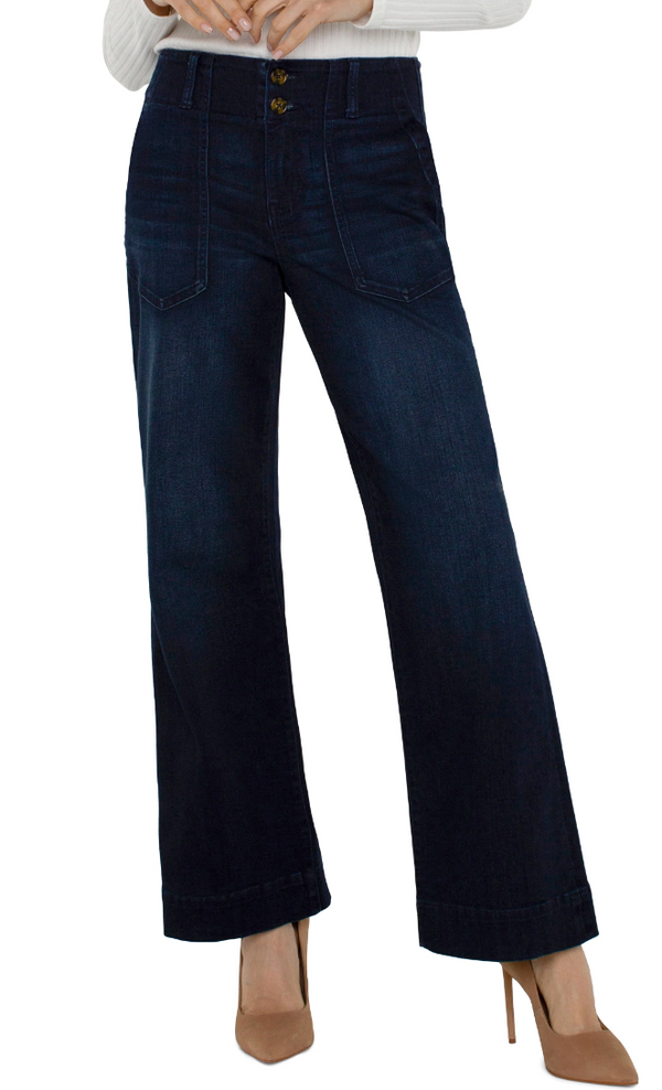 Summit Patch Pocket Wide Leg Jean