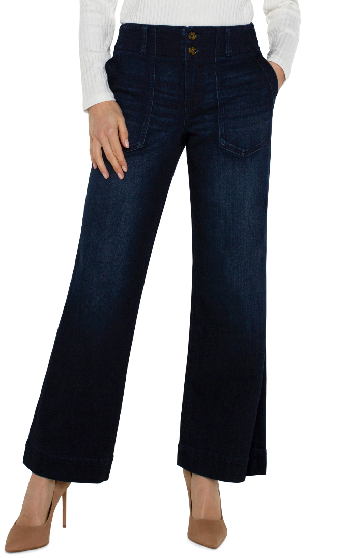 Summit Patch Pocket Wide Leg Jean