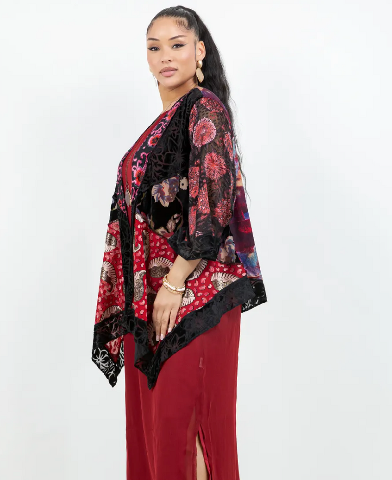 Black & Red Butterfly Jacket