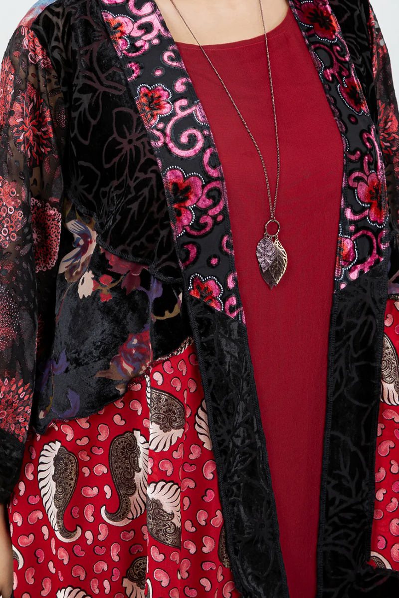 Black & Red Butterfly Jacket